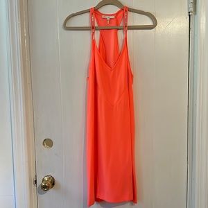 Maje size 2 (medium) bright orange dress. Fun & flirty, only worn 2xs